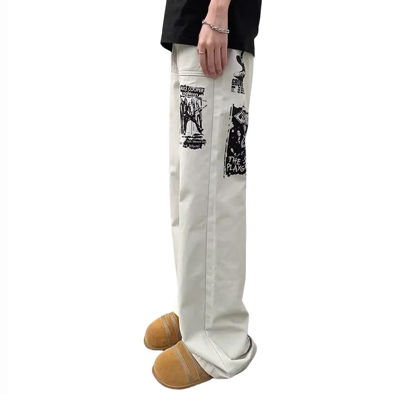 Samtony Jeans Unisex White-2