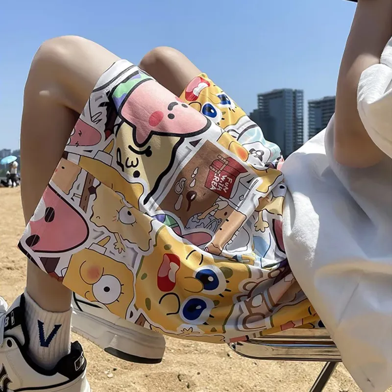 Samtony Casual Shorts Unisex Patrick Star SpongeBob-2