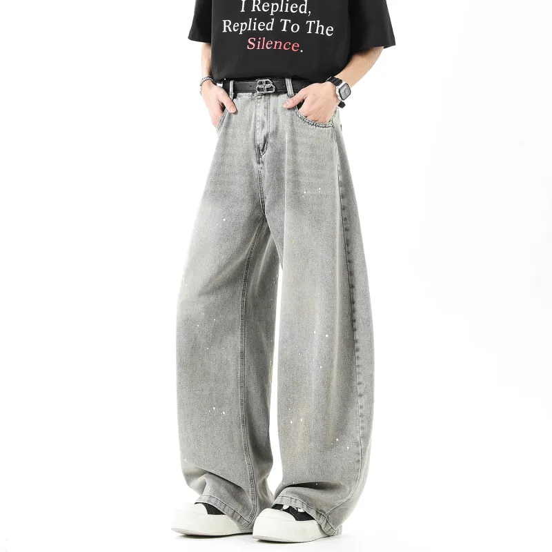 MashiMaro Jeans Unisex Gray-2