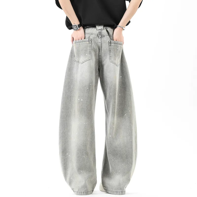MashiMaro Jeans Unisex Gray-3