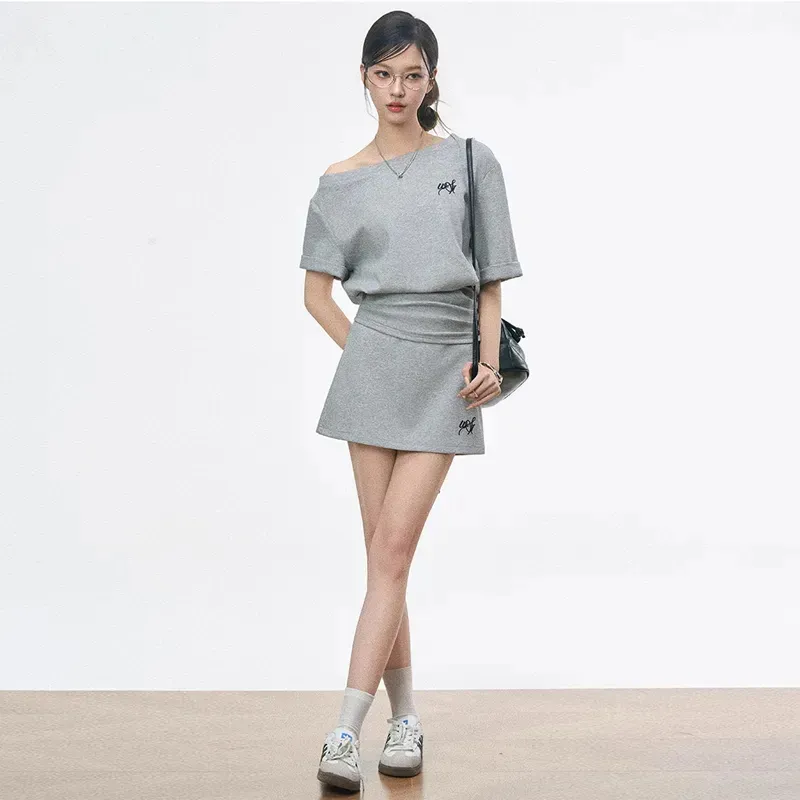 BVODE Two Piece Skirt Sets Women's-4
