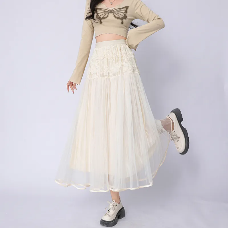 BVODE Casual Long Skirt Women's-3