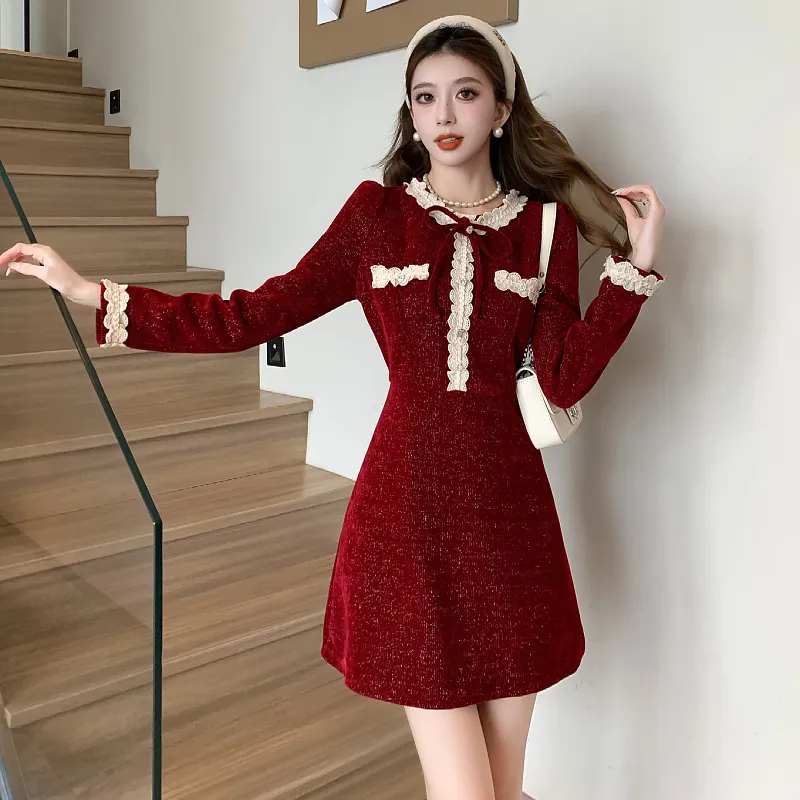PAZZO Long Sleeved Dresses Women's-6