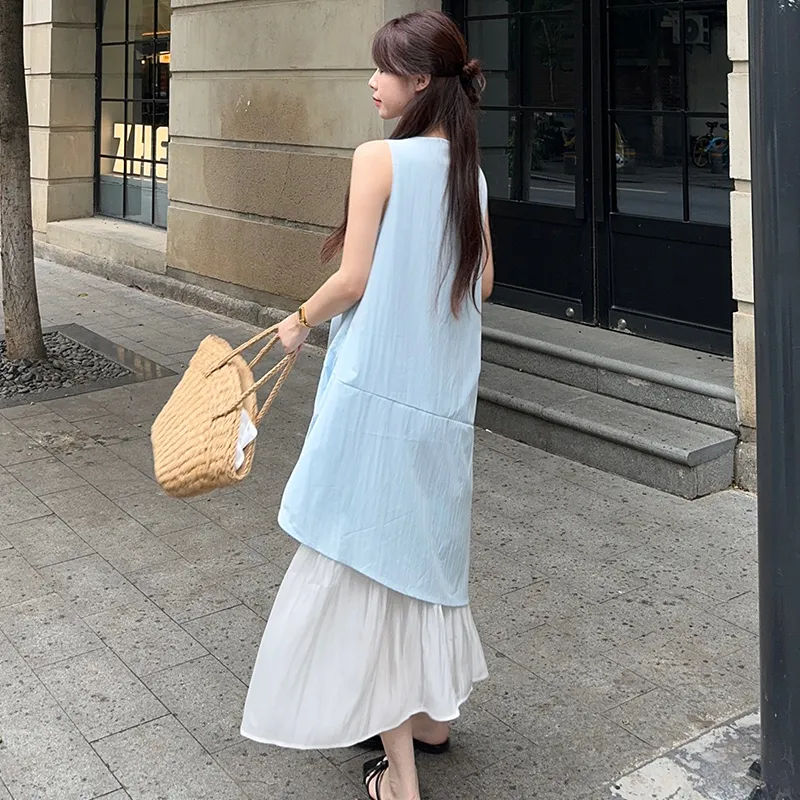 BVODE Sleeveless Dresses Women's-3