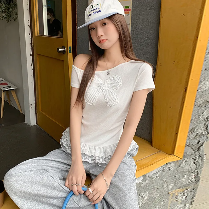 BVODE Regular T Shirt Women's White-4