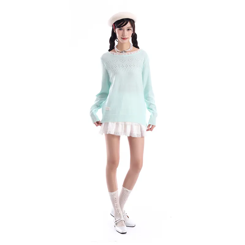 BVODE Knitwear Women's Mint Green-2