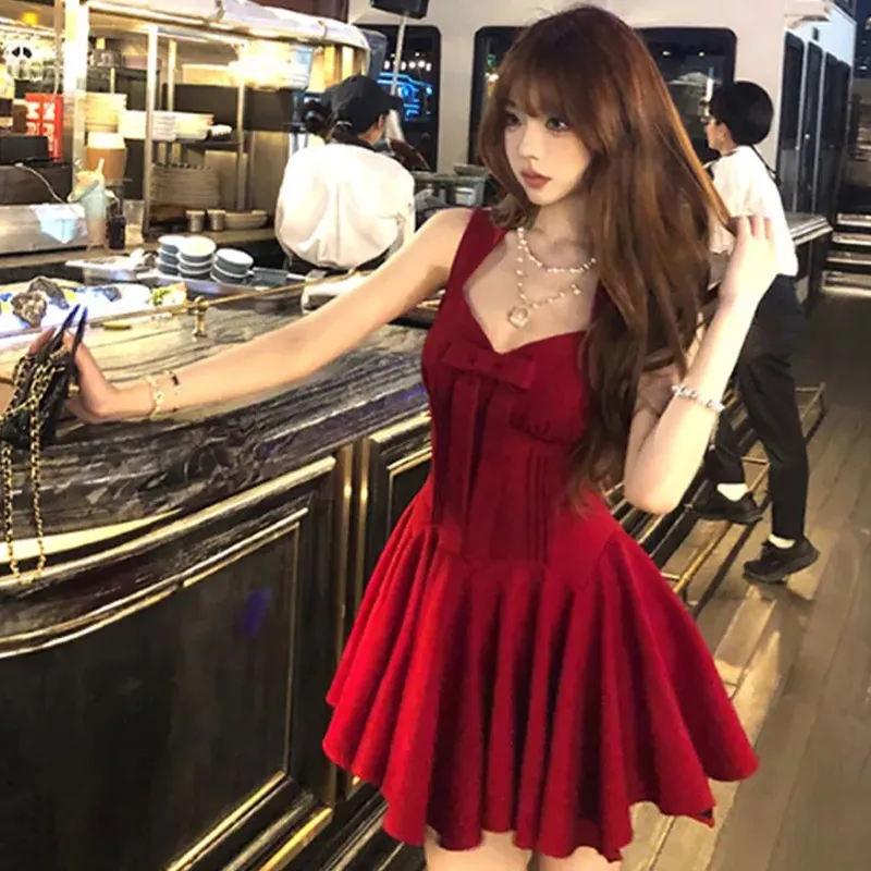 BVODE Sleeveless Dresses Women's-4