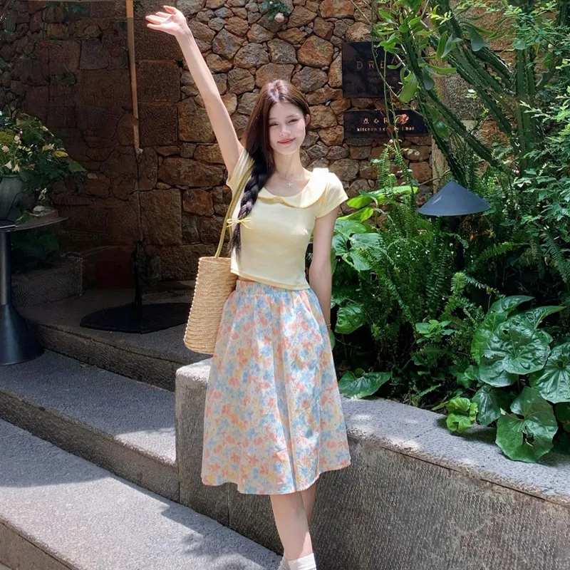BVODE Two Piece Skirt Sets Women's-2