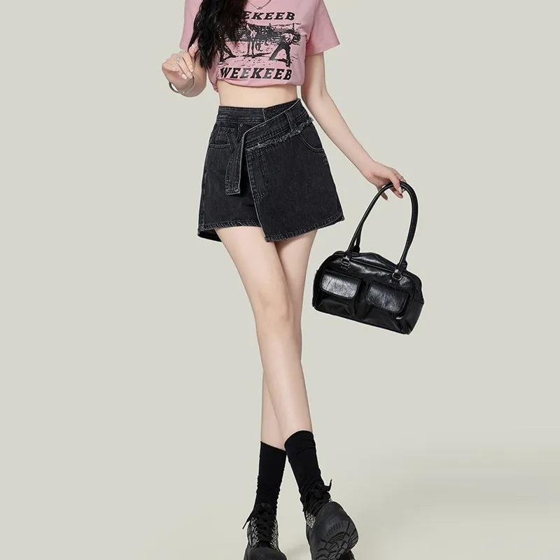BVODE Denim Short Skirts Women's-2