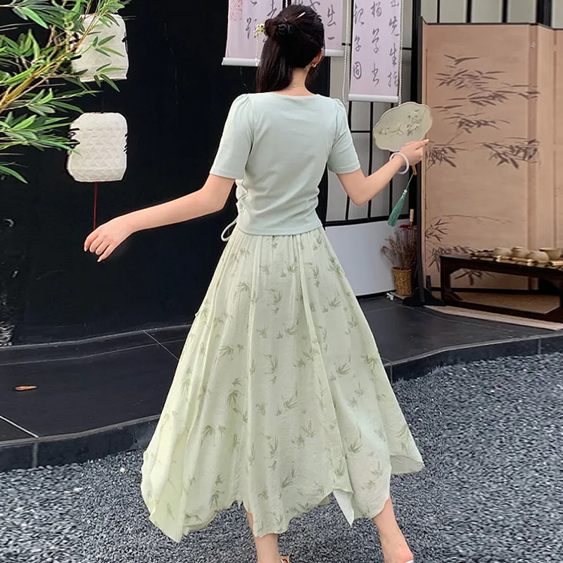 BVODE Two Piece Skirt Sets Women's-5