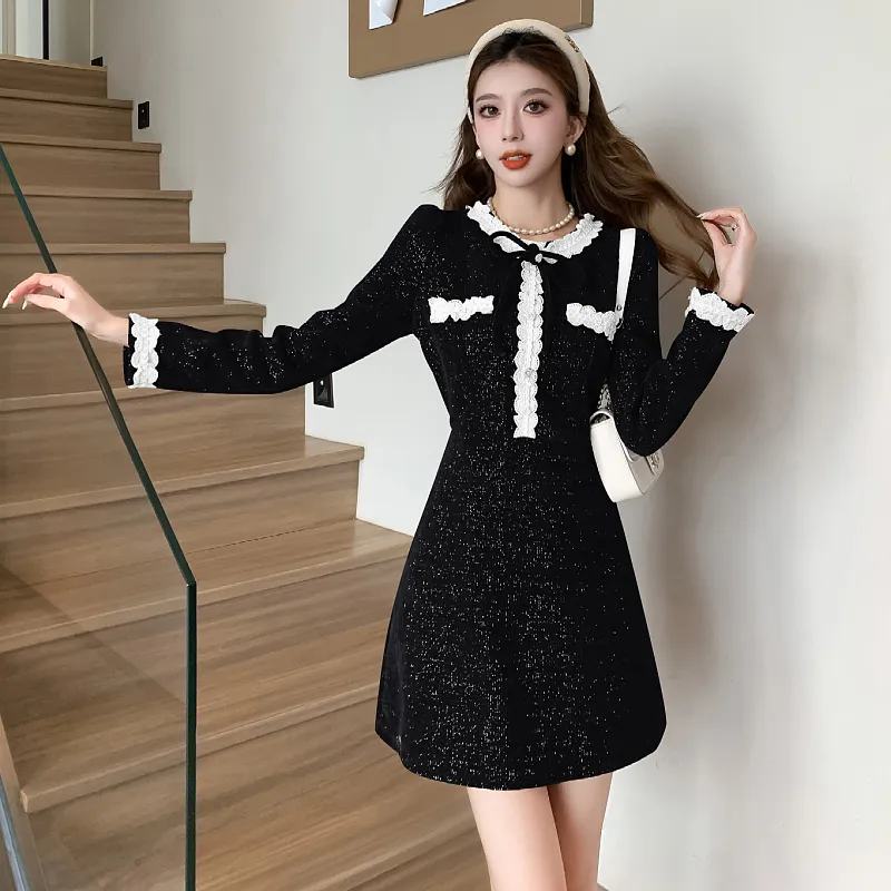 PAZZO Long Sleeved Dresses Women's-2