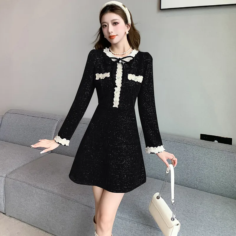 PAZZO Long Sleeved Dresses Women's-3