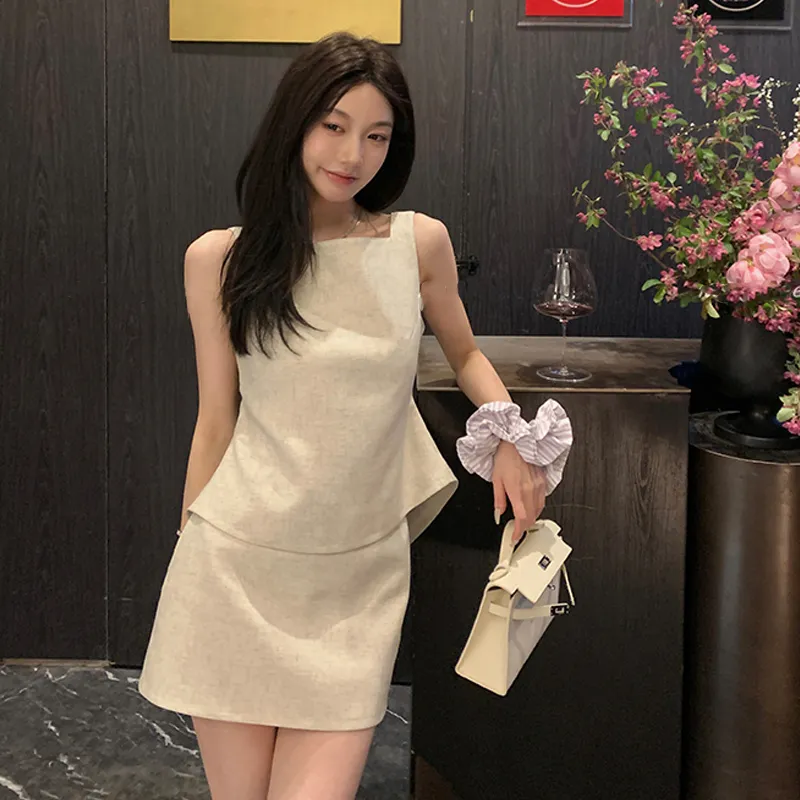 BVODE Two Piece Skirt Sets Women's-3