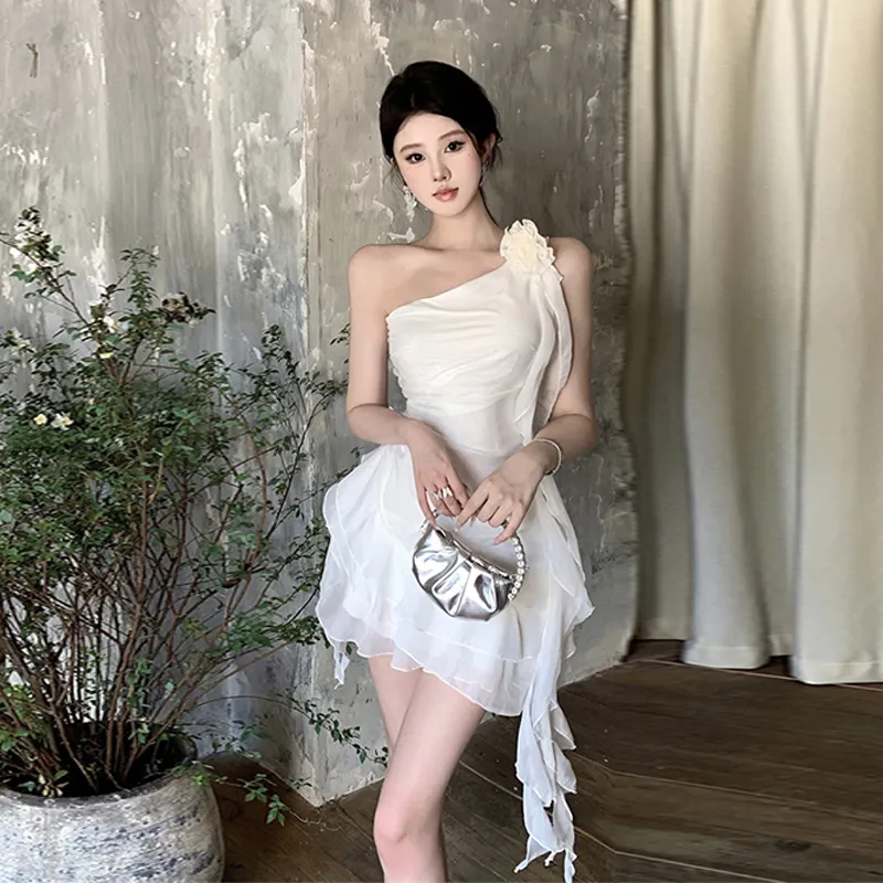 BVODE Slip Dresses Women's White-1