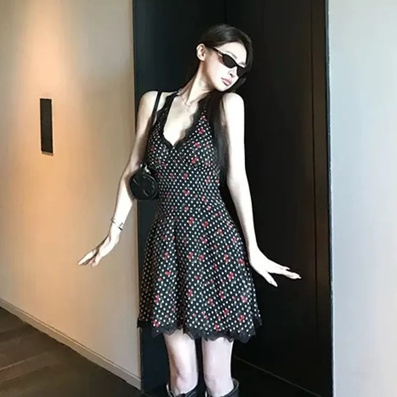 BVODE Sleeveless Dress Women's Black-4