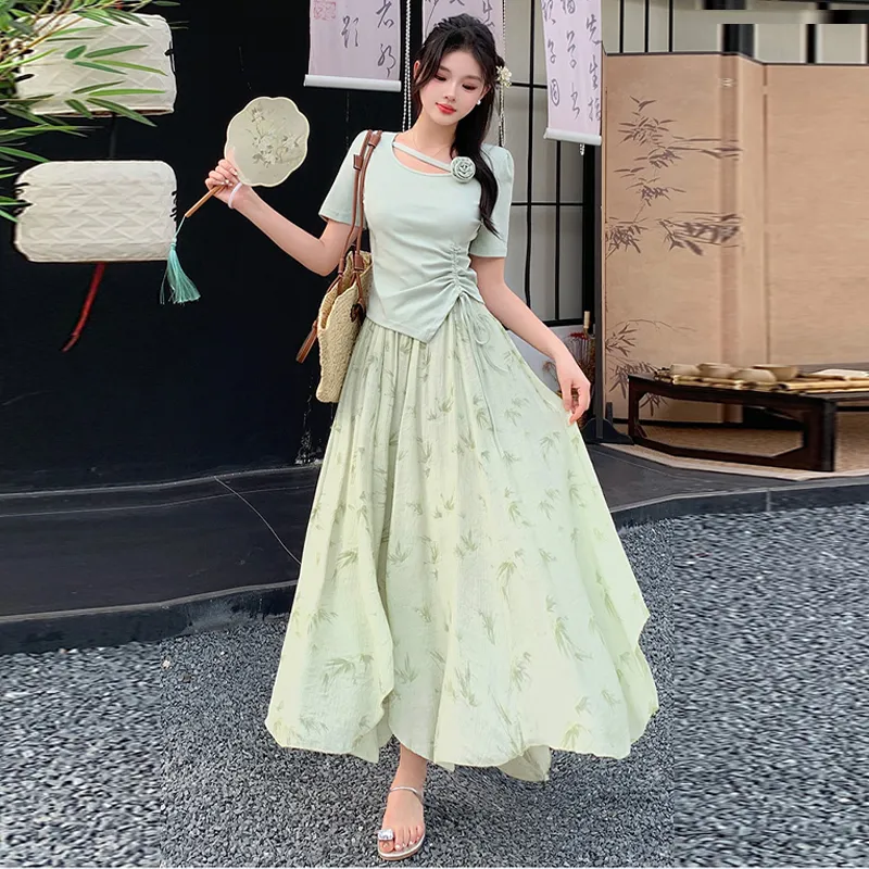 BVODE Two Piece Skirt Sets Women's-2