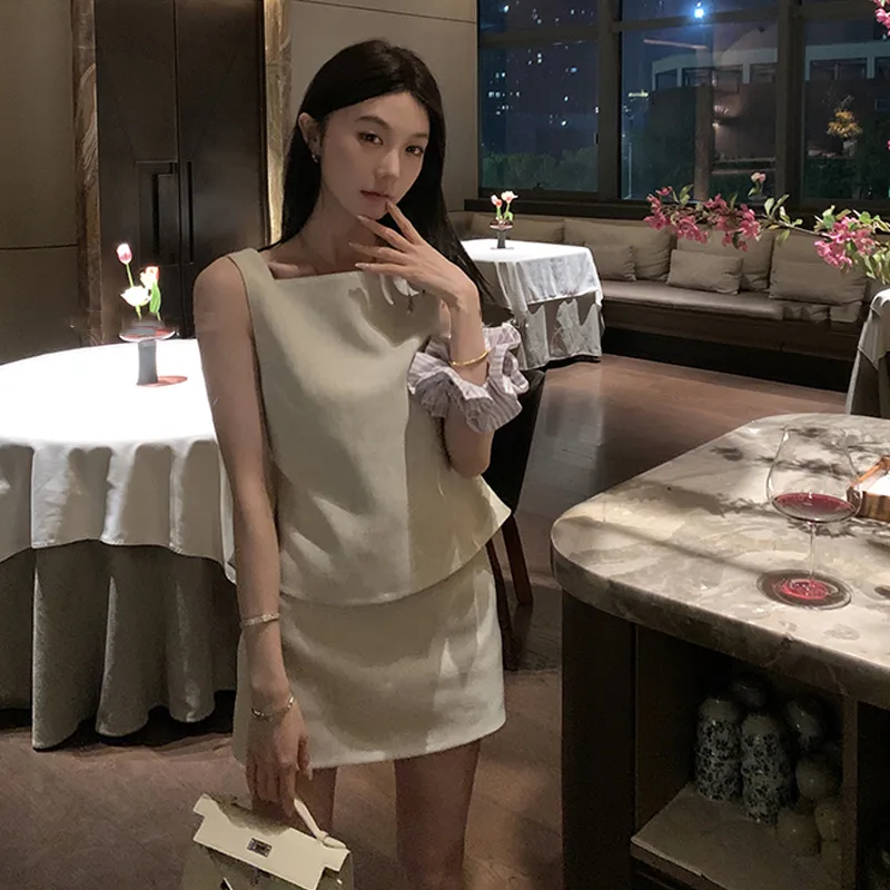 BVODE Two Piece Skirt Sets Women's-5