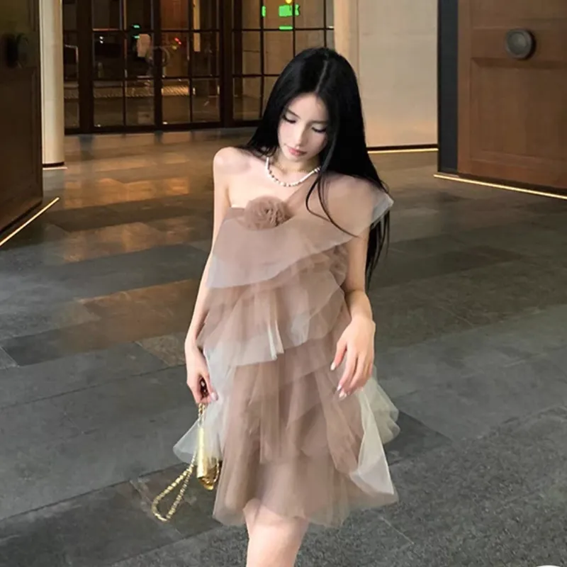 BVODE Sleeveless Dresses Women's Coffee Shopping Bag-2