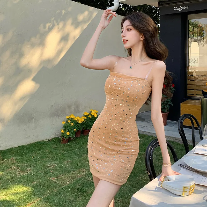 BVODE Slip Dresses Women's Nude-5
