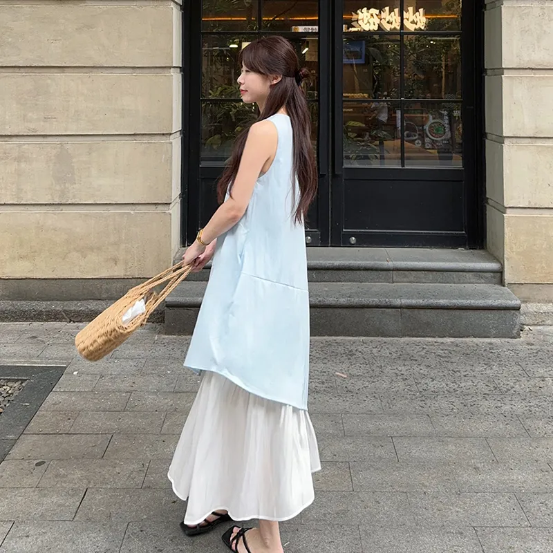 BVODE Sleeveless Dresses Women's-5