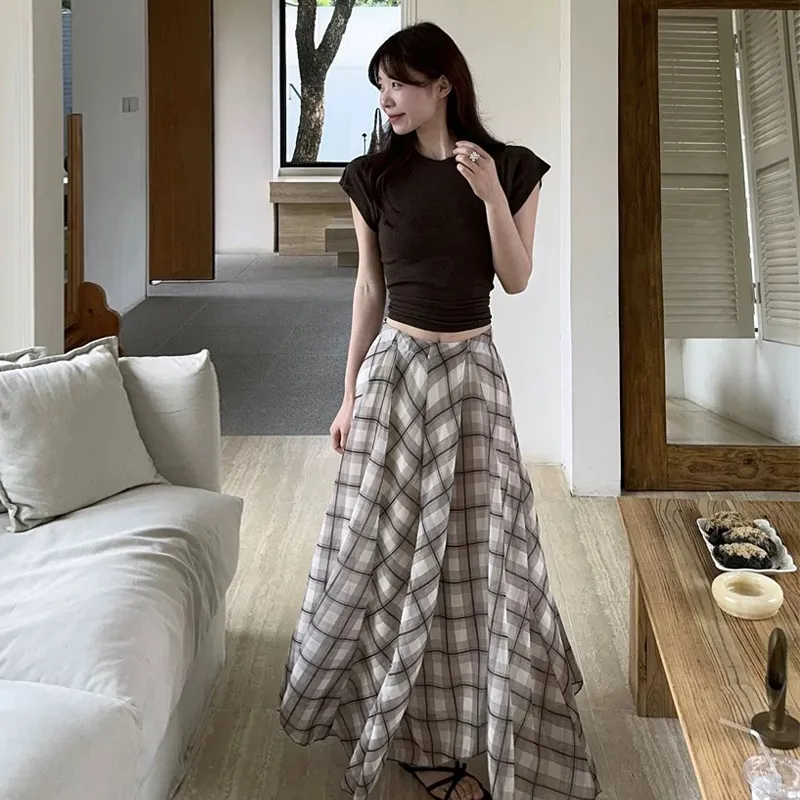 BVODE Casual Long Skirt Women's-3