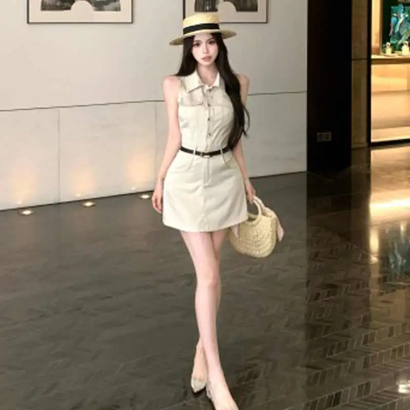BVODE Sleeveless Dresses Women's Shirt Dress Shopping Bag-2