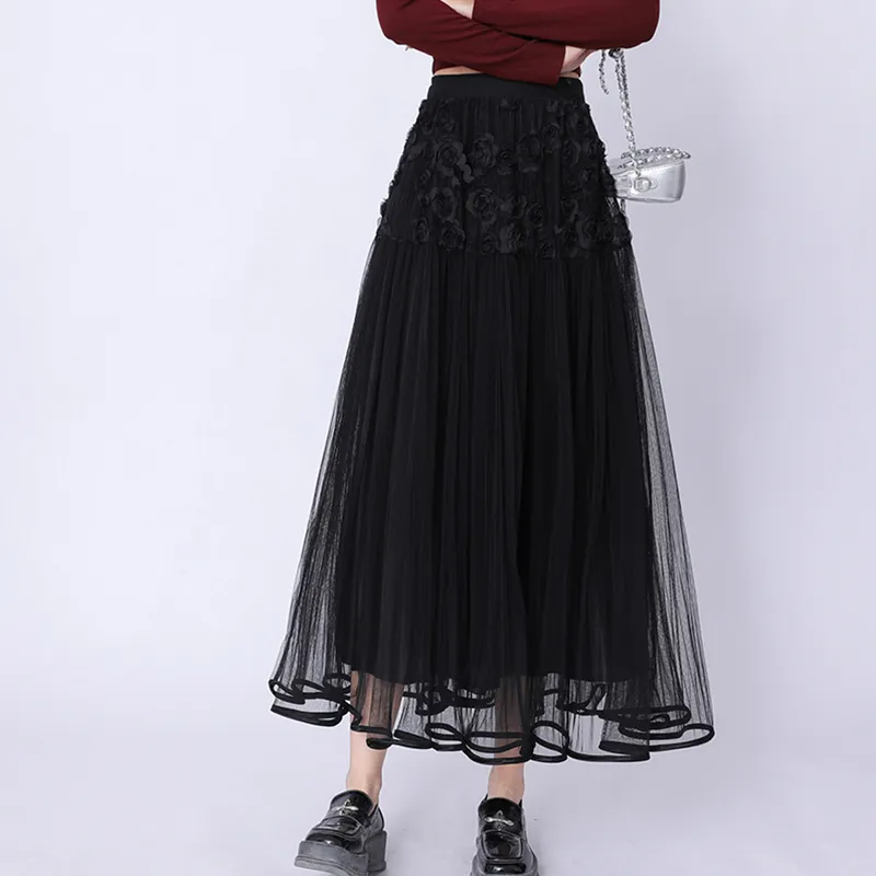 BVODE Casual Long Skirt Women's-7