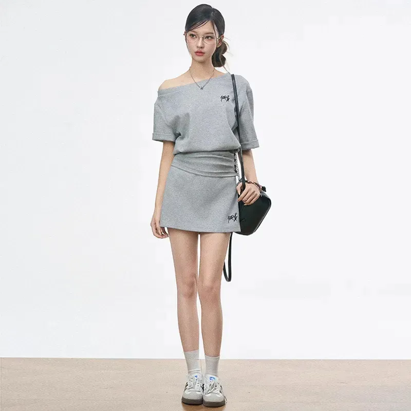 BVODE Two Piece Skirt Sets Women's-3