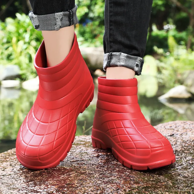 SLIPPER DAY Water Resistant Slip Resistant Rain Boots Unisex-16