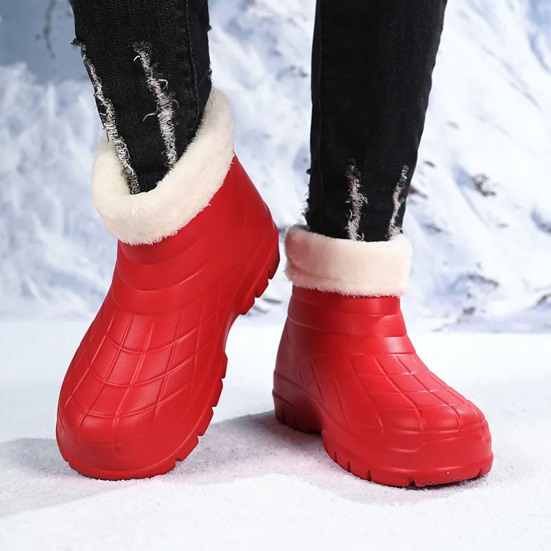 SLIPPER DAY Water Resistant Slip Resistant Rain Boots Unisex-48