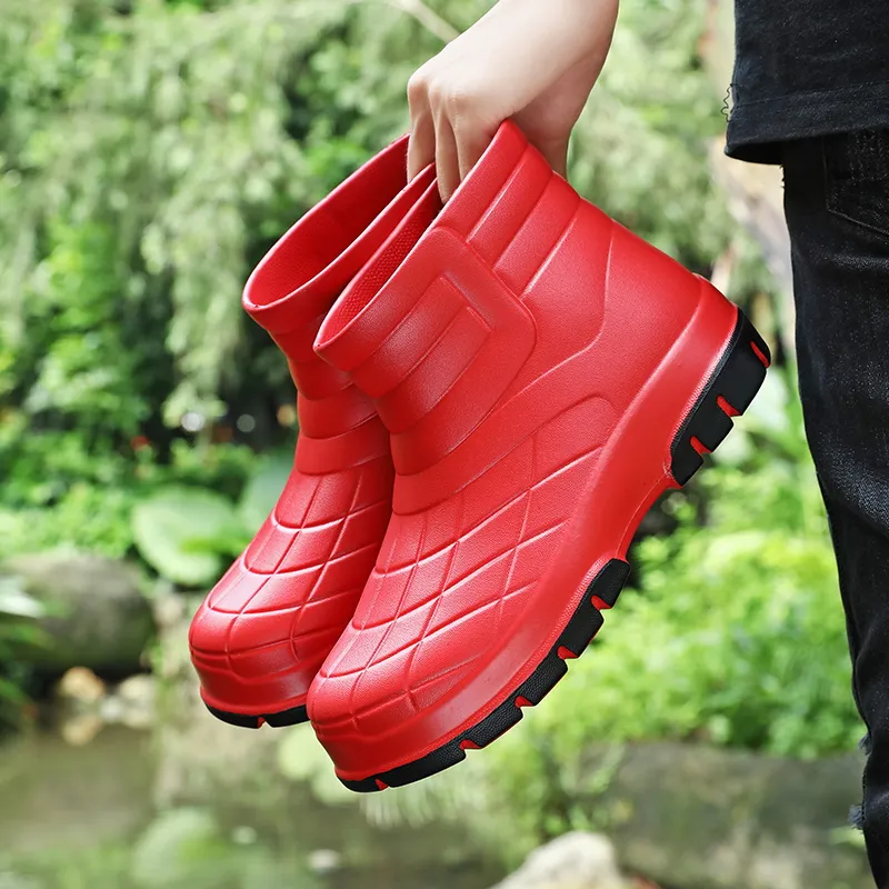SLIPPER DAY Water Resistant Slip Resistant Rain Boots Unisex-27