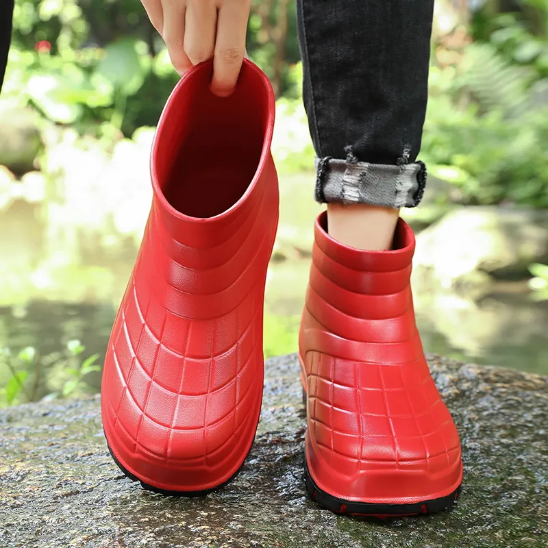 SLIPPER DAY Water Resistant Slip Resistant Rain Boots Unisex-29