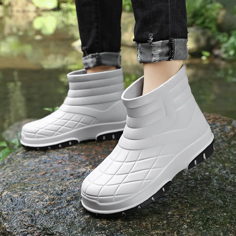 SLIPPER DAY Water Resistant Slip Resistant Rain Boots Unisex-33