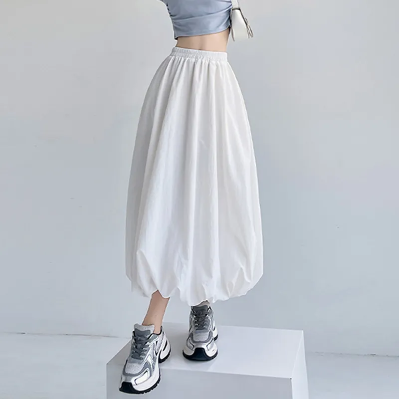 ZVJH Casual Long Skirts Women's-5