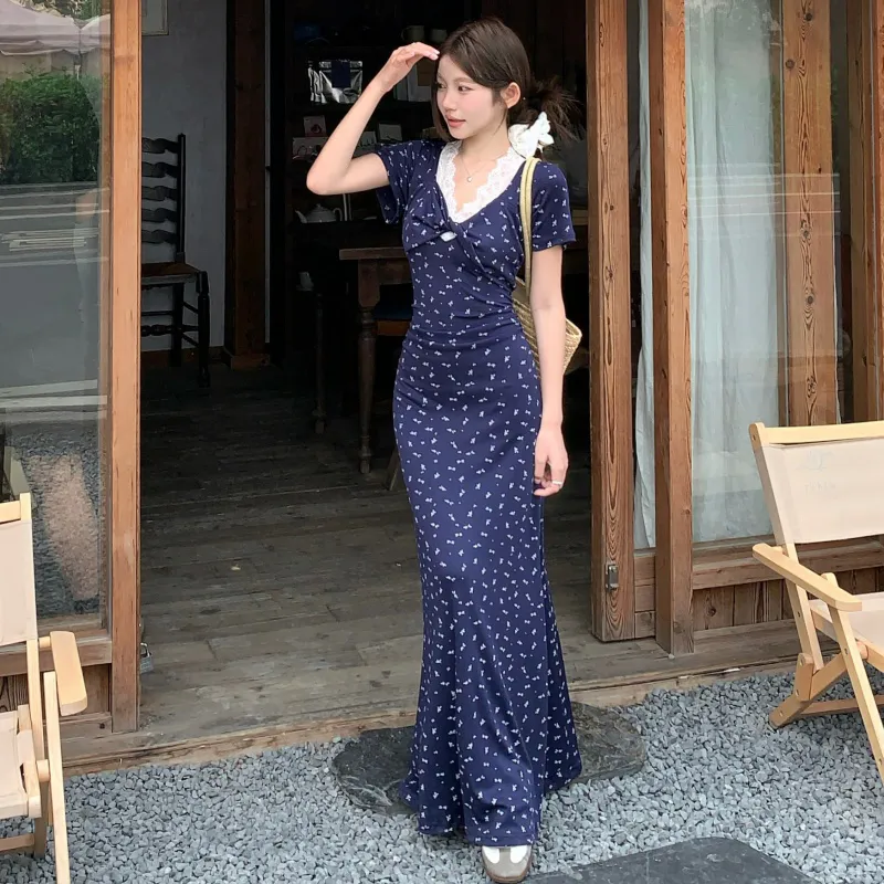 ZVJH Short Sleeved Dress Women's-2