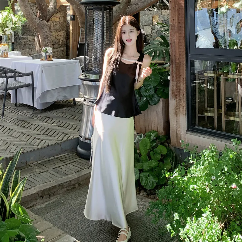 ZVJH Two Piece Skirt Sets Women's-3
