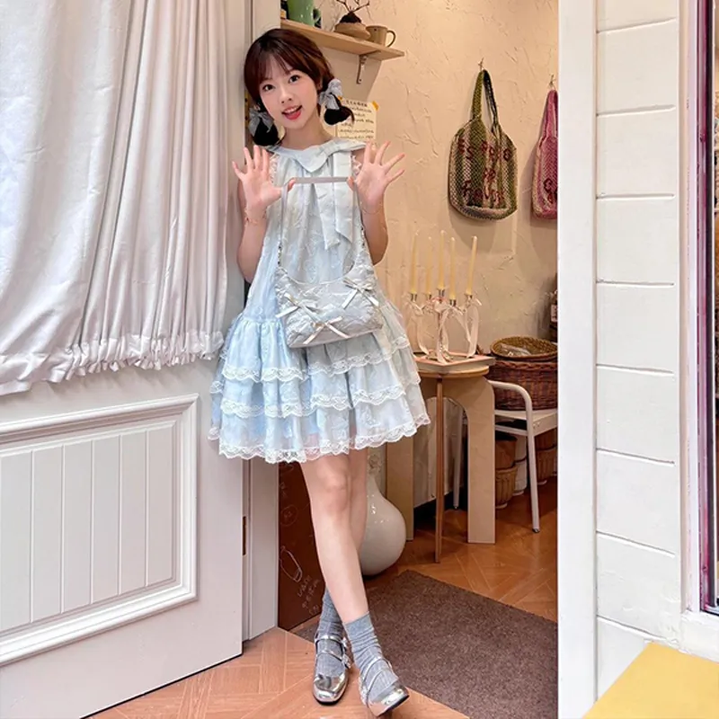 KUNZHUDAXIANG Sleeveless Dress Women's-2