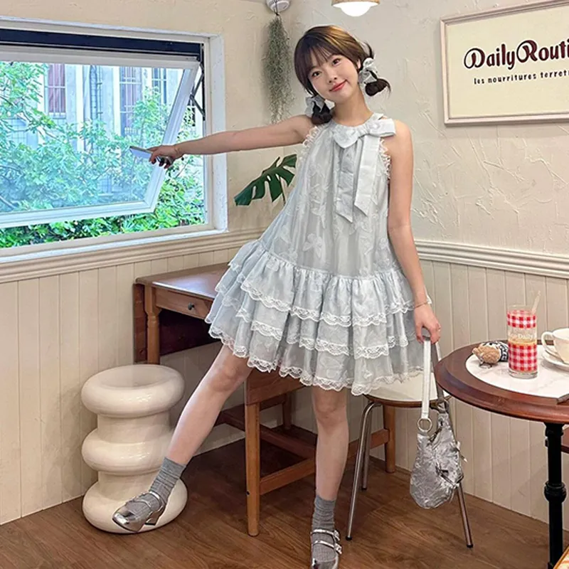 KUNZHUDAXIANG Sleeveless Dress Women's-3