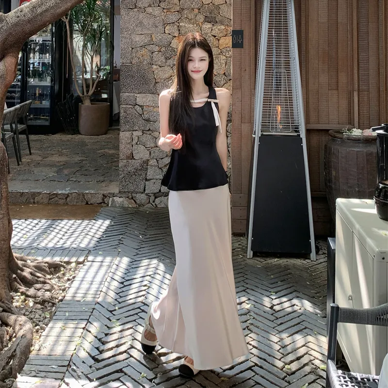 ZVJH Two Piece Skirt Sets Women's-2