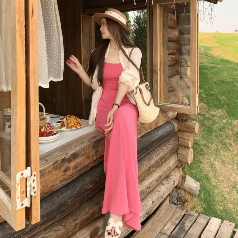 ZVJH Sleeveless Dresses Women's-9