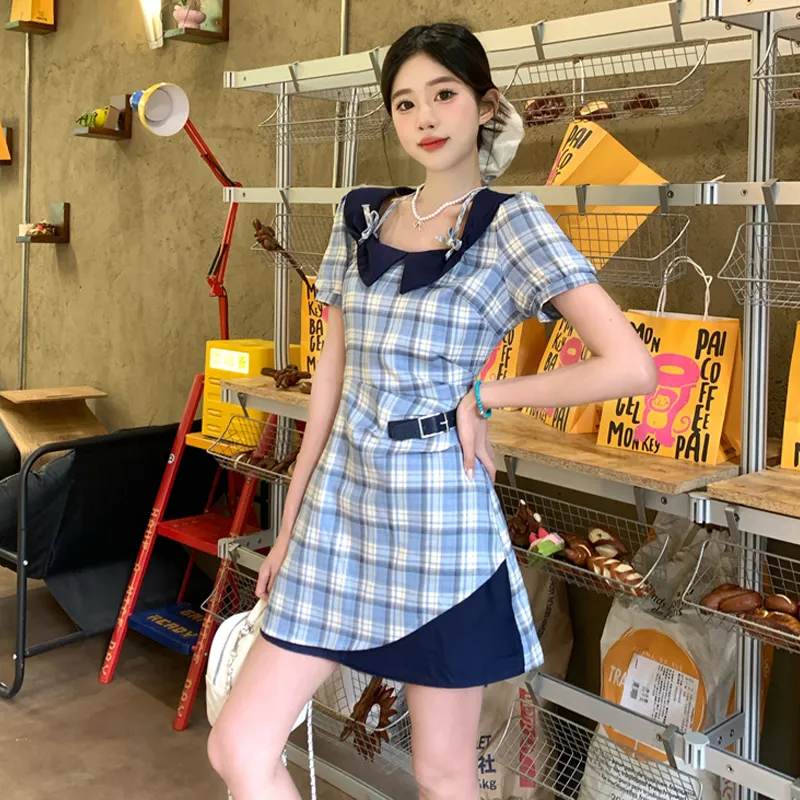 ZVJH Short Sleeved Dress Women's-4