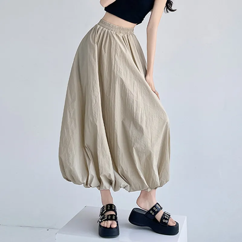 ZVJH Casual Long Skirts Women's-2