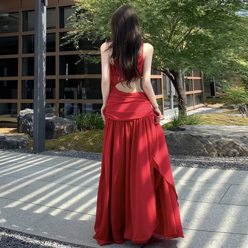 ZVJH Sleeveless Dresses Women's-3