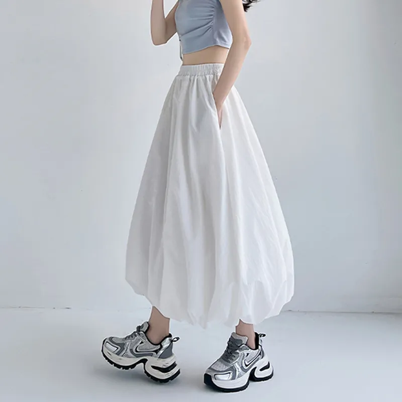 ZVJH Casual Long Skirts Women's-7