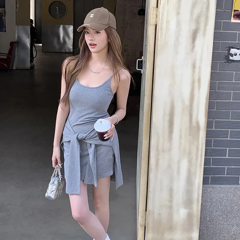 ZVJH Slip Dresses Women's-2