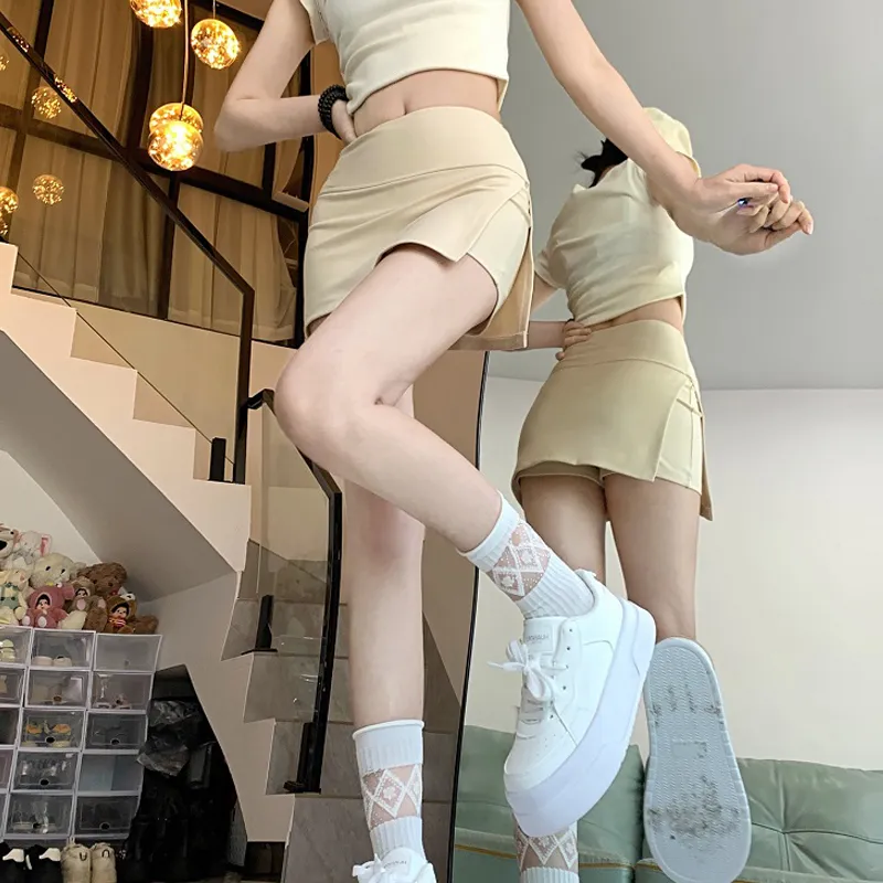 ZVJH Casual Short Skirts Women's-14