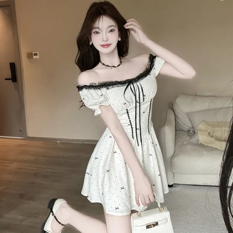 ZVJH Short Sleeved Dress Women's-2