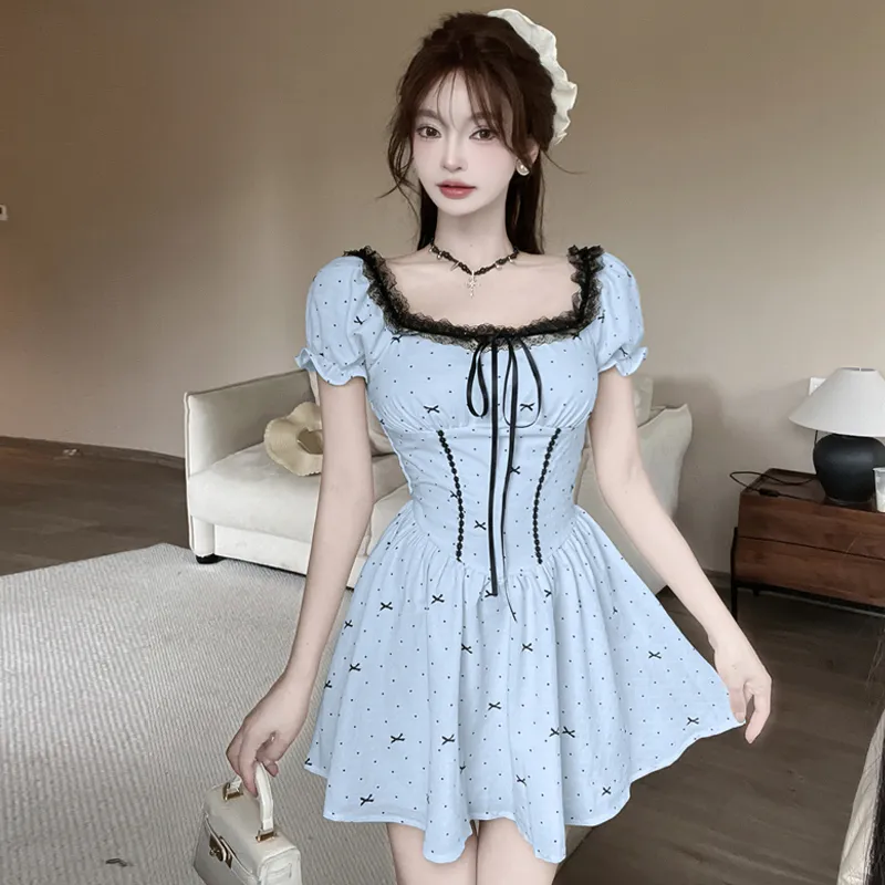 ZVJH Short Sleeved Dress Women's-9