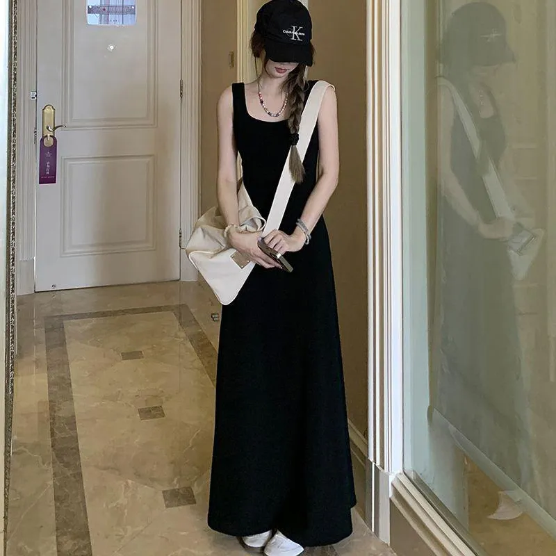 ZVJH Sleeveless Dresses Women's-23