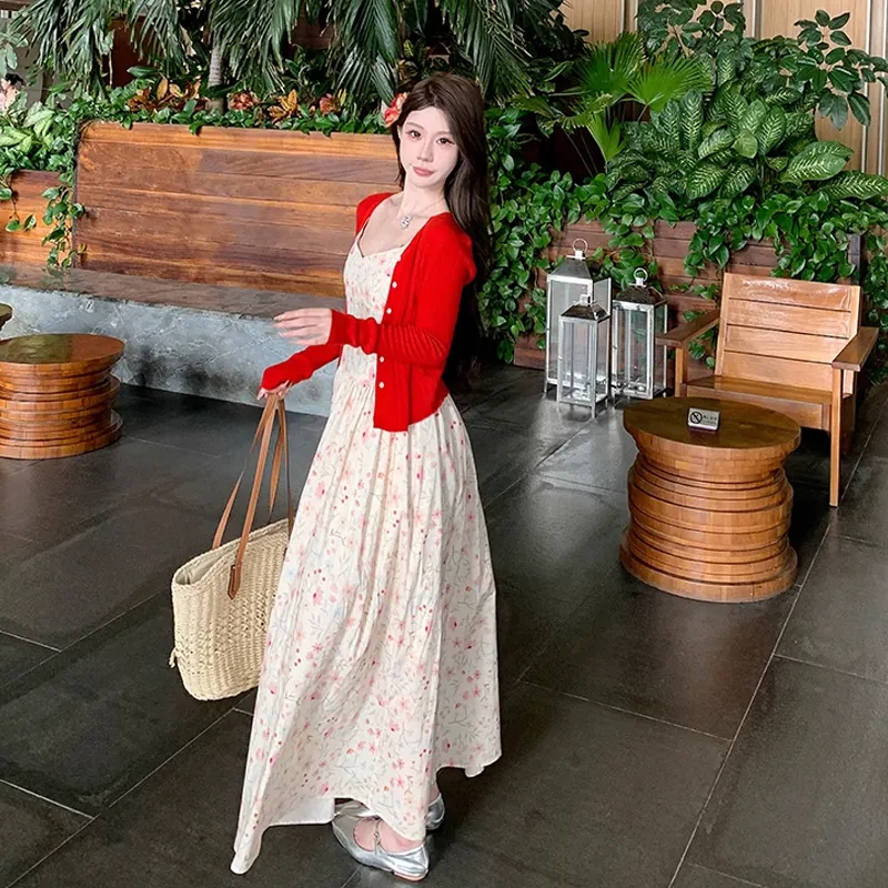 ZVJH Two Piece Skirt Sets Women's-4